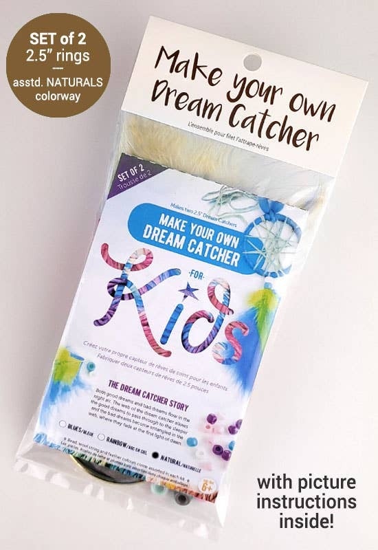 Dream Catcher Kit - Kids - Natural - 2 rings